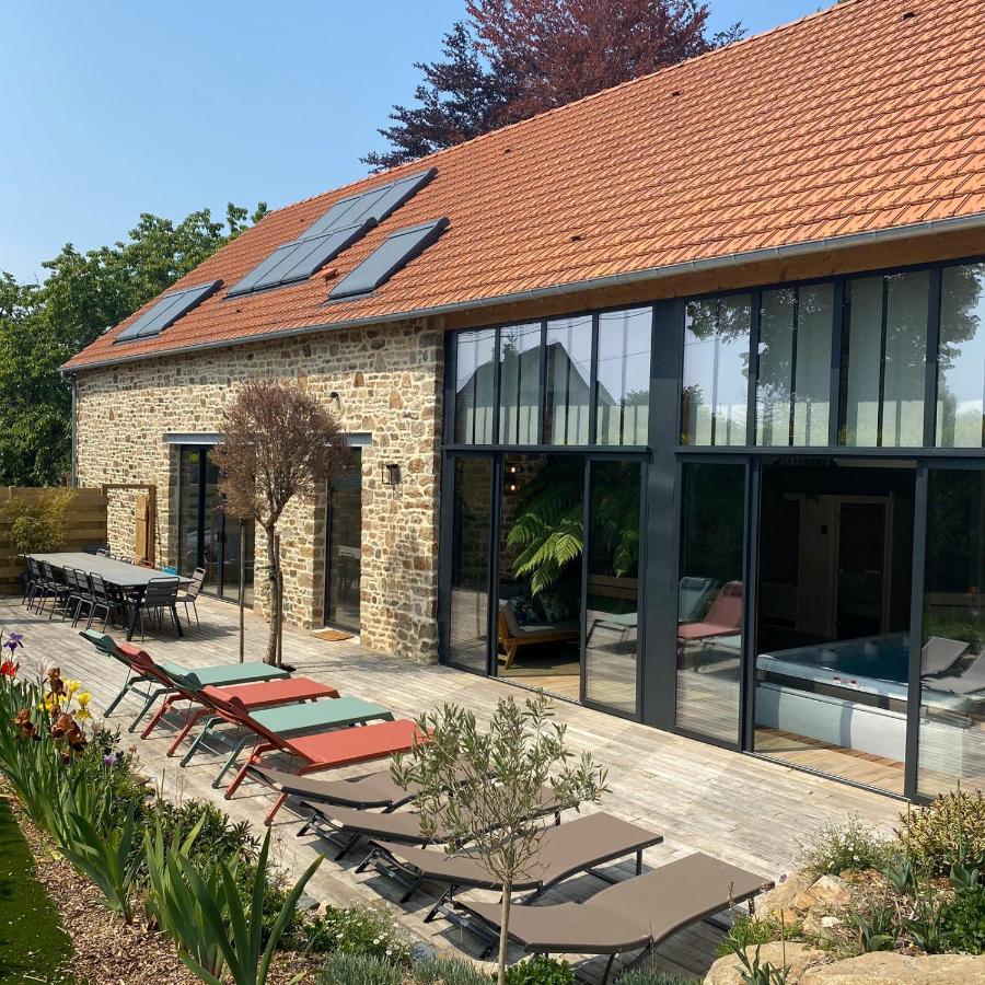 La Grange De Tissey Grand Gite Avec Spa Et Sauna Dragey Bagian luar foto